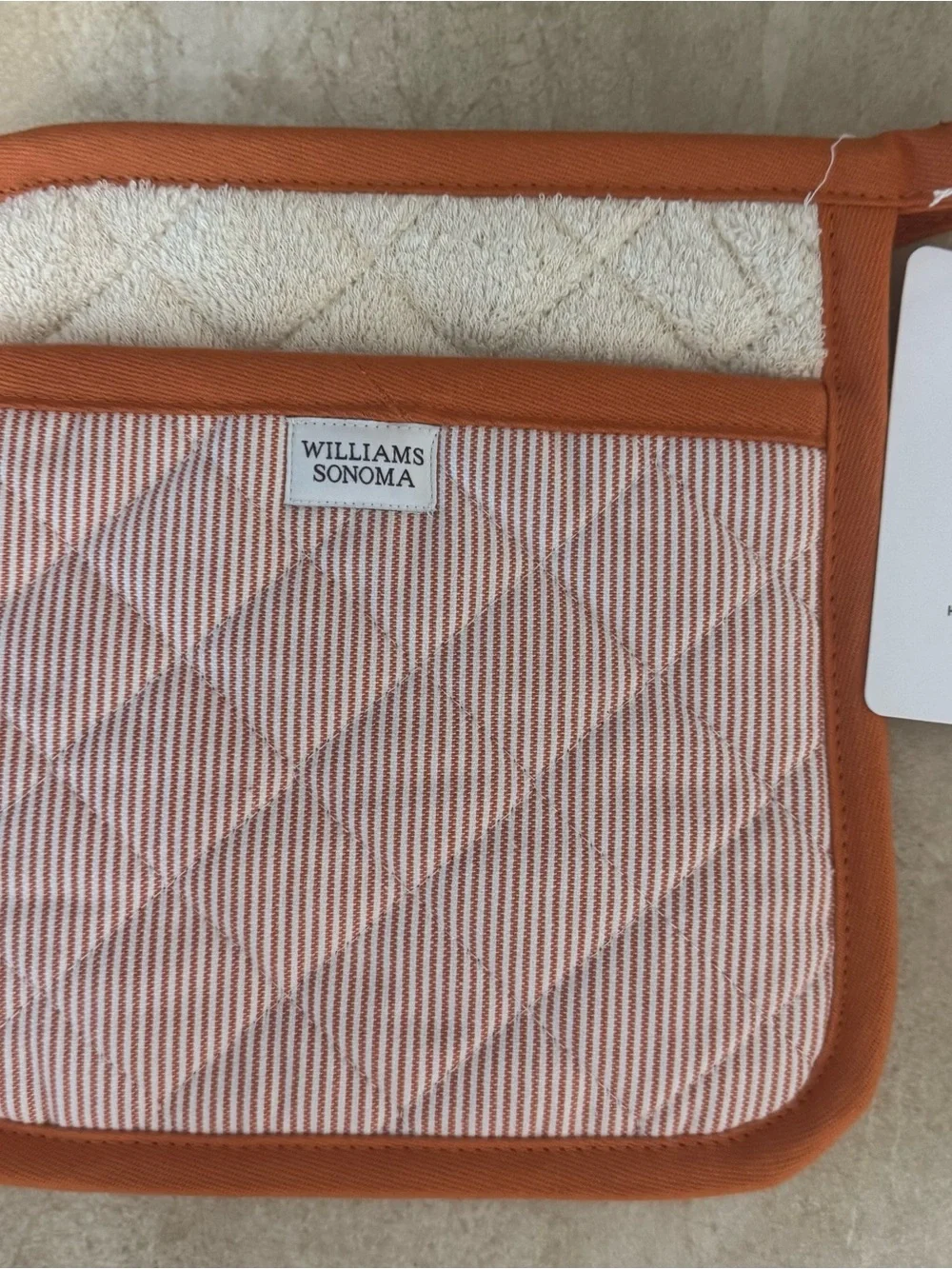 Williams Sonoma Potholder and Oven Mitt